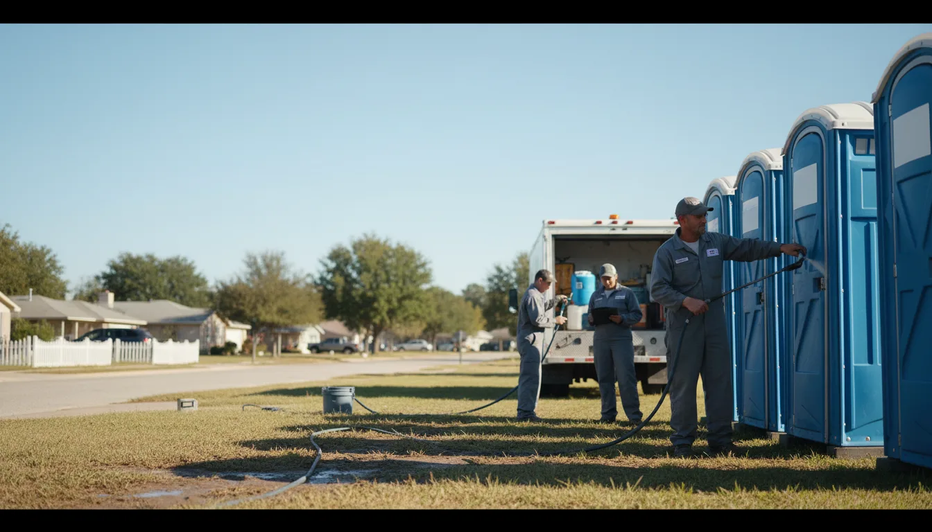 Long-Term Portable Toilet Rental in Wharton, TX near me